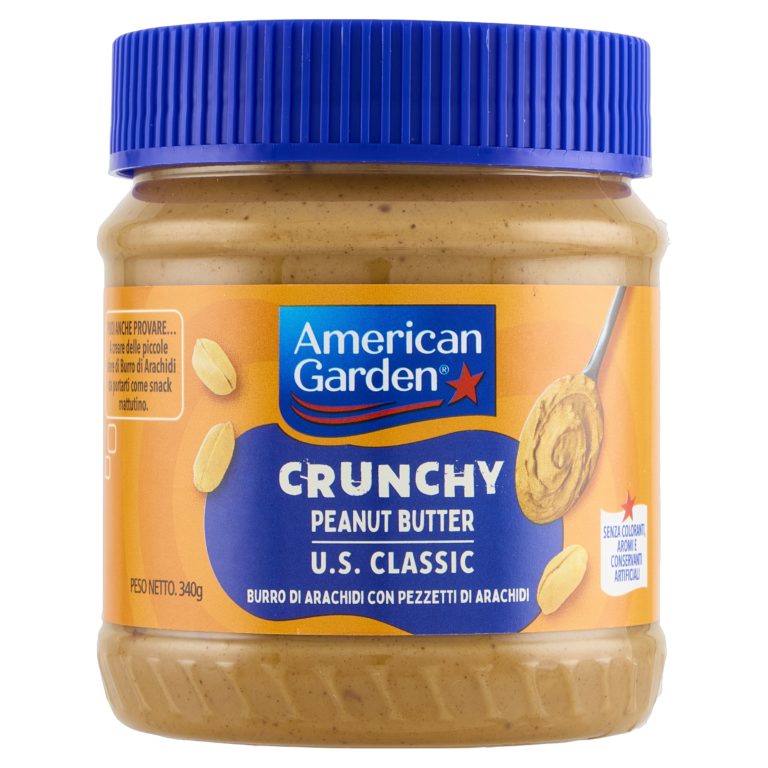 Crema di arachidi Crunchy American Garden Oscar78