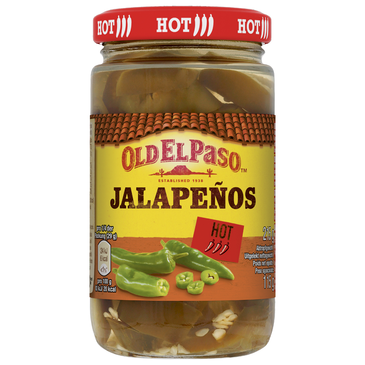 old el paso peperoncini jalapeños oscar78 messico