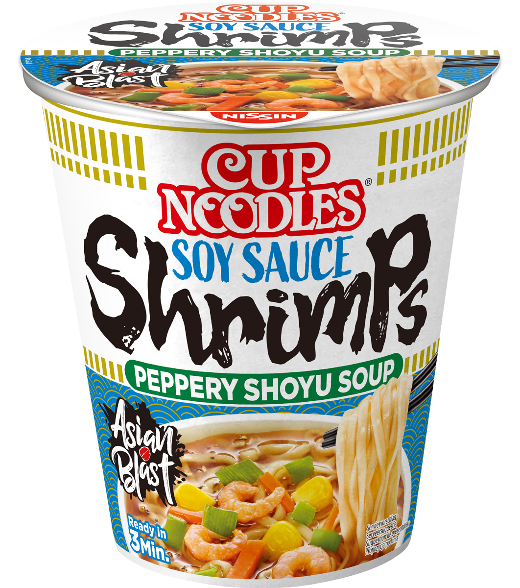 oscar78 cup noodles giapponesi soy sauce shrimps nissin