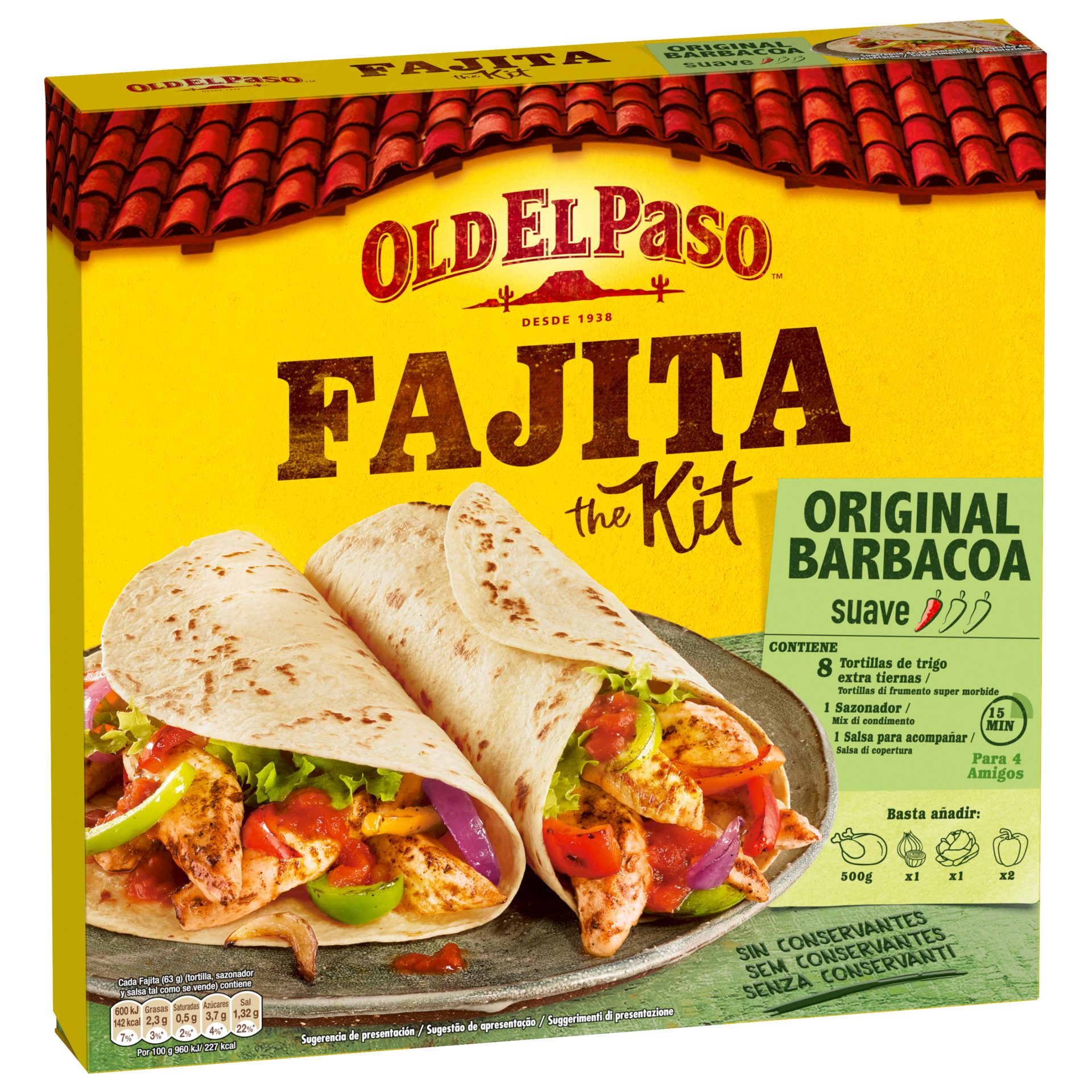 oscar78 kit per fajitas old el paso cucina messicana