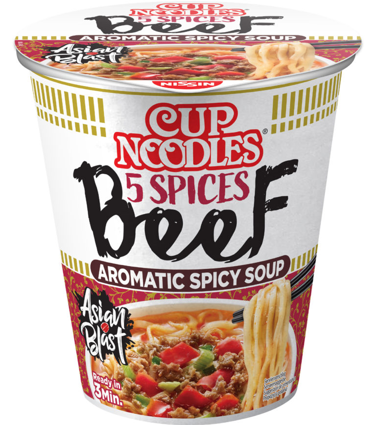 oscar78 cup noodles carne di manzo con spezie nissin